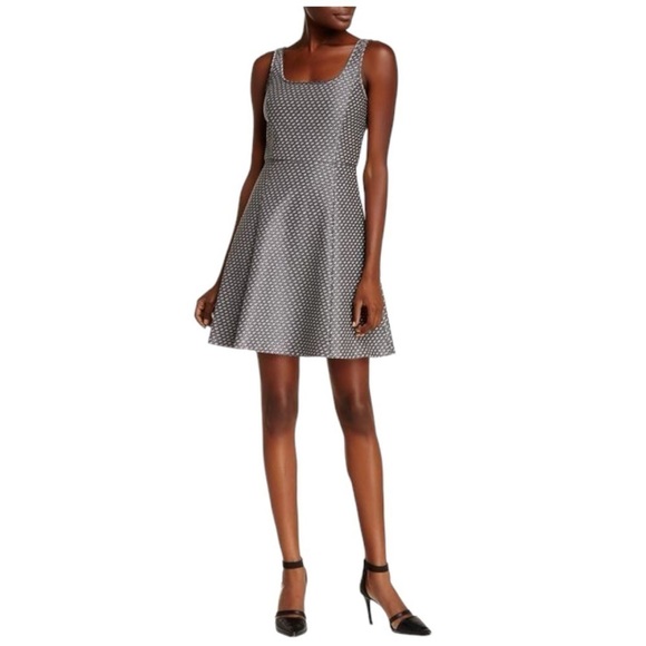 Theory Trakana LN Circuit Knit Sleeveless GRAY A-Line DRESS Grey Women’s Size 10 - Picture 1 of 8